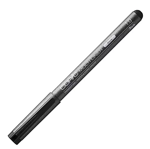 Copic Multiliner Penna 1.0 mm, Nero, 1 pezzo