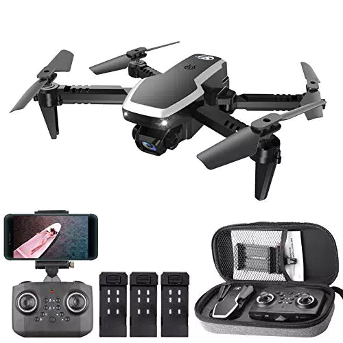 CSJ S171 PRO RC drone con fotocamera 4K Mini drone Dual Camera Quadcopter pieghevole per bambini con funzione traiettoria volo modalità headless 3D