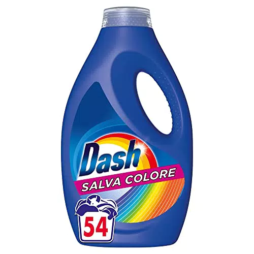 Dash Detersivo Lavatrice Liquido, 54 Lavaggialva Coloreaxi Formatoantiene Vivaci i Colori Dei Tuoi Capi