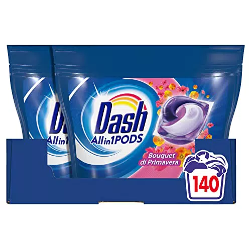 Dash Pods Detersivo Lavatrice In Capsule, 140 Lavaggi