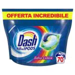 Dash Pods Detersivo Lavatrice In Capsule, 70 Lavaggi