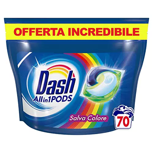Dash Pods Detersivo Lavatrice In Capsule, 70 Lavaggi