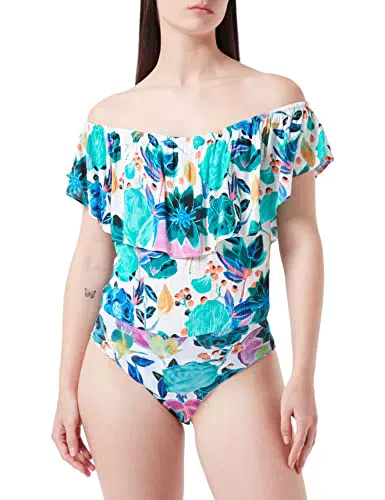 Desigual Blus_sendy Camicia da Donna, Verde, S