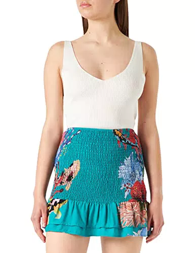 Desigual FAL_DREIDRA Swimwear Cover Up, Blu