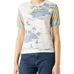 Desigual TS_Hawai T-Shirt, White, M da Donna