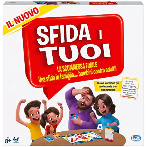 Editrice Giochi, Sfida I Tuoi, la scommesa finale, il classico gioco da tavolo a quiz per famiglie