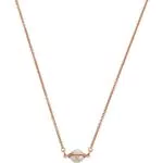 Emporio Armani Collana da Donnaetalli non Preziosi, Colore Oro Rosa