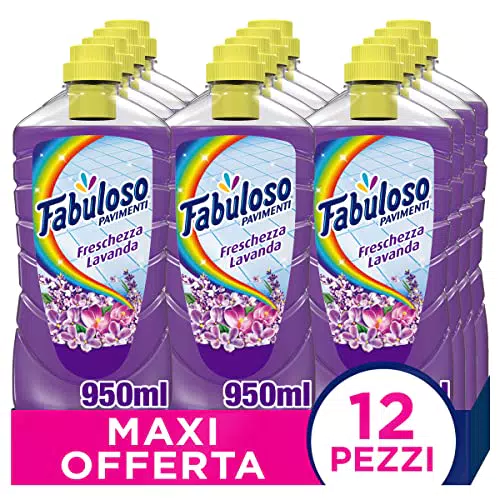 Fabuloso detersivo pavimenti Freschezza Lavanda igiene e profumo