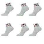 Fila F9398, Calze Unisex, Grigio, 39/42