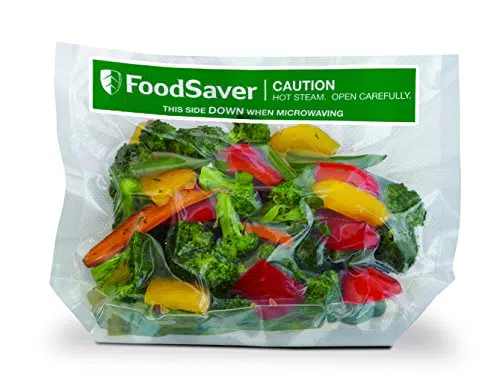 FoodSaver 16 Sacchetti Termosigillabili per Sigillatrice per Sottovuoto Adatti alla Cottura a Microonde