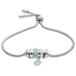 Fossil Braccialetti Donna Silver