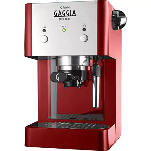 Gaggia RI8425/22 GranGaggia Deluxe Macchina Manuale per il Caffè Espressoacinato e Cialde