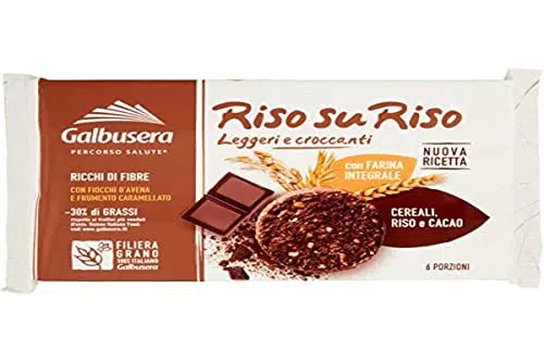 Galbusera - Riso su Riso, Biscotto Croccantezza al cacao e cereali