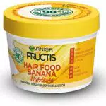 GARNIER Maschera Nutriente Fructis Hair Food, Maschera Disciplinante 3 in 1 con Formula Vegana per Capelli Secchi