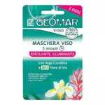 Geomar Maschera Viso Esfoliante Illuminante - Confezione da 2 x 7.5 ml