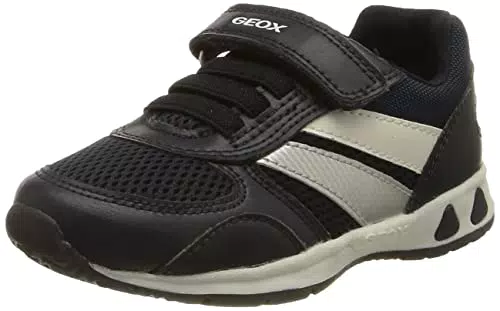 Geox B PAVLIS Boy, Scarpe da Ginnastica Bimbo 0-24, Navy White