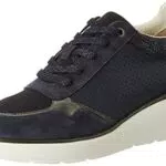 Geox D Ilde, Scarpe da Ginnastica Donna, Dark Jeans