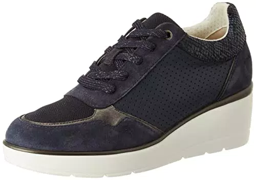 Geox D Ilde, Scarpe da Ginnastica Donna, Dark Jeans