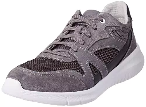Geox U MONREALE, Scarpe da Ginnastica Uomo, Grigio