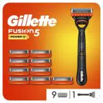 Gillette Fusion5 Power Rasoio Da Uomo - 10 Lamette Di Ricambio