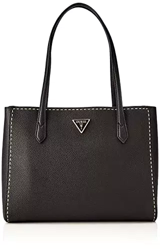 Guess Downtown Chic TURNLOCK Tote, Borsa Donna, Black