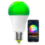 HaoDeng Smart WiFi Lampadina Alexa, dimmerabile Multicolor E27 A19 7W Lampadina a LED