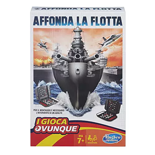 Hasbro Gaming, Affonda la Flotta, Gioco di Carte, 7+ Anni