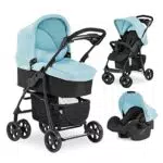 Hauck Passeggino 3 in 1 Trio Set, celeste
