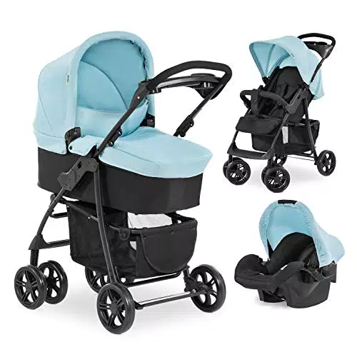 Hauck Passeggino 3 in 1 Trio Set, celeste