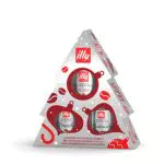 illy Confezione Regalo Albero di Natale 2021- 3 barattoli di macinato da 125g