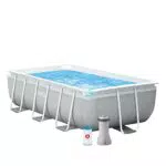 Intex 26784 Piscina Prisma Metal Frame con pompa filtro e scaletta