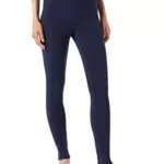 Iris & Lilly Leggings Termici Heatgen Donna, Blu Marino