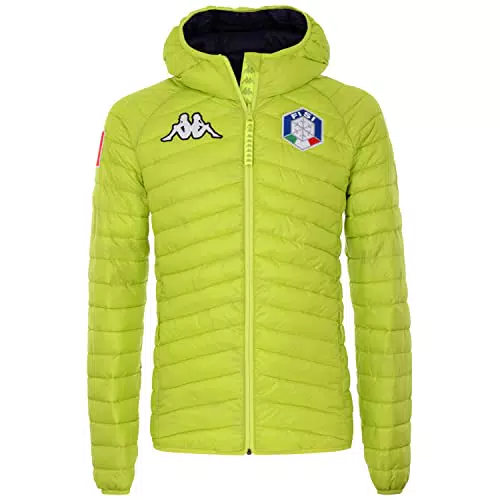 Kappa 36132JW 6CENTO 660X FISI Giacca sportiva Uomo GREEN LIME - BLUE NI M