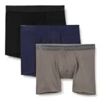 KARL LAGERFELD Premium Lyocell Boxer Set, Nero, Blu Navy