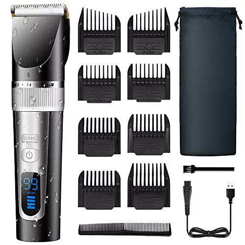 LaLuna Tagliacapelli per Uomo, Taglia capelli a Batteria Taglia Barba per Uomo