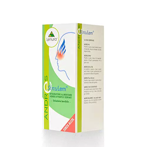 Lemuria - ANDRES SINULEM - Per Liberare le Vie Respiratorie - Integratore Alimentare a Base di Piante e Derivati - 100 ml