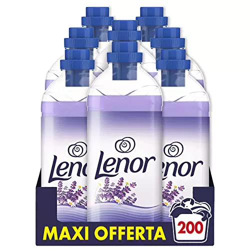 Lenor Ammorbidente Lavatrice Concentrato, 200 Lavaggi avanda e Camomilla