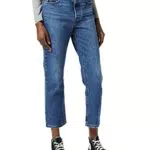 Levi's 501 Crop Orinda Troy Horse, Jeans Donna, Dark Indigo Flat Finish