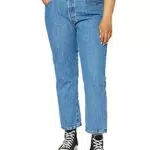 Levi's 501 Crop Sansome Breeze Stone, Jeans Donnaansome Breeze Stone