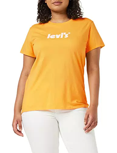 Levi's The Perfect Tee SSNL Poster Logo Amber Maglietta