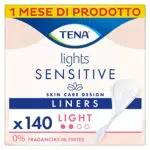 TENA Lights Sensitive - Proteggi-slip discreto, Pacco Scorta Mensile - Proteggi-slip per piccole perdite femminili