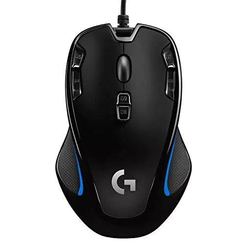 Logitech G300s Mouse Gaming Ottico, 2.500 DPI, RGB, Design Leggero