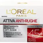 L'Oréal Paris Crema Viso Donna Antirughe Intensiva Giorno