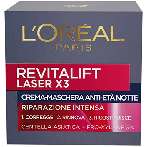 L'Oréal Paris Crema Viso Notte Revitalift Laser X3