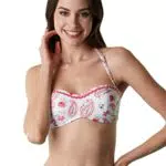 Lovable, Printed Knitted Micro, Reggiseno a Fascia senza Ferretto Bikini