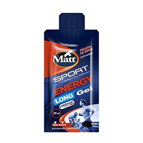 Matt Sport - Energy Long Gel - Integratore Alimentare per lo Sport - Utile Prima