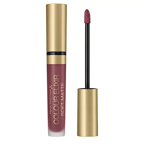 Max Factor Colour Elixir Soft Matte, Rossetto Matte Lunga Durata Idratante, 40 Soft Berry