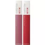 Maybelline New York Kit Make Up Labbra Matte Ink, Rossetto Liquido a Lunga Tenuta