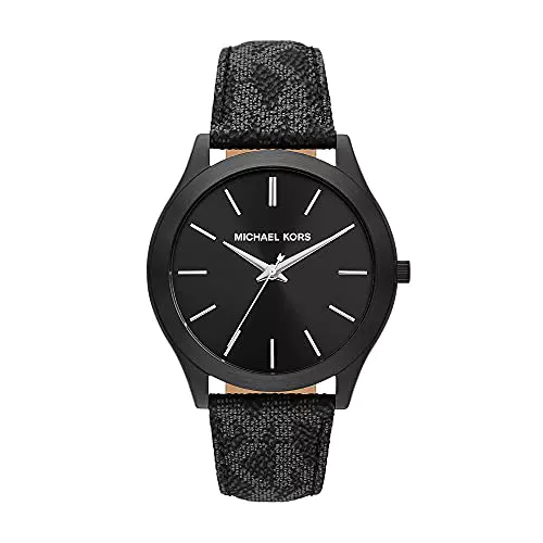 Michael Kors Orologio Analogico al Quarzo Uomo con Cinturino in Sintetico MK8908