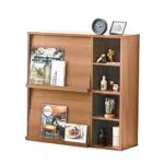 Iris Ohyamaobile contenitore con 4 ripiani e 2 ante pieghevoli/Armadio in legno/Ripiano ribaltabile